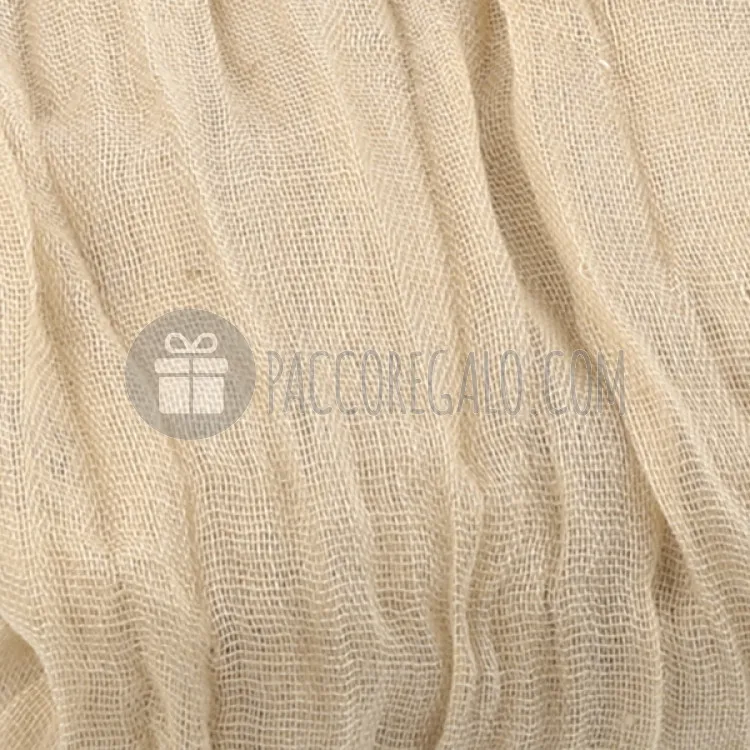 Runner / Tessuto decorativo CHECE Sabbia (50 cm x 3 mt) 