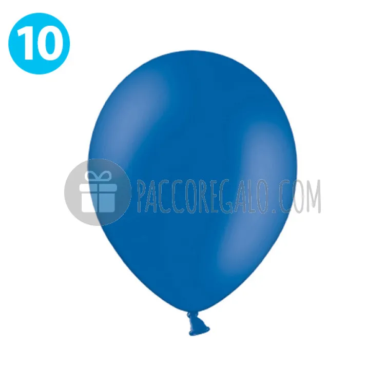Palloncini decorativi Blu cm 27 (10 pz)-320