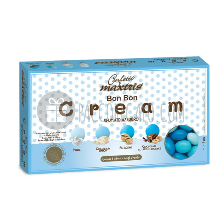 Confetti MAXTRIS BON BON CREAM - sfumato azzurro (900 gr)