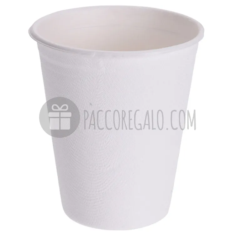 Bicchieri ECO 100% compostabile in bagassa di canna da zucchero (8pz)