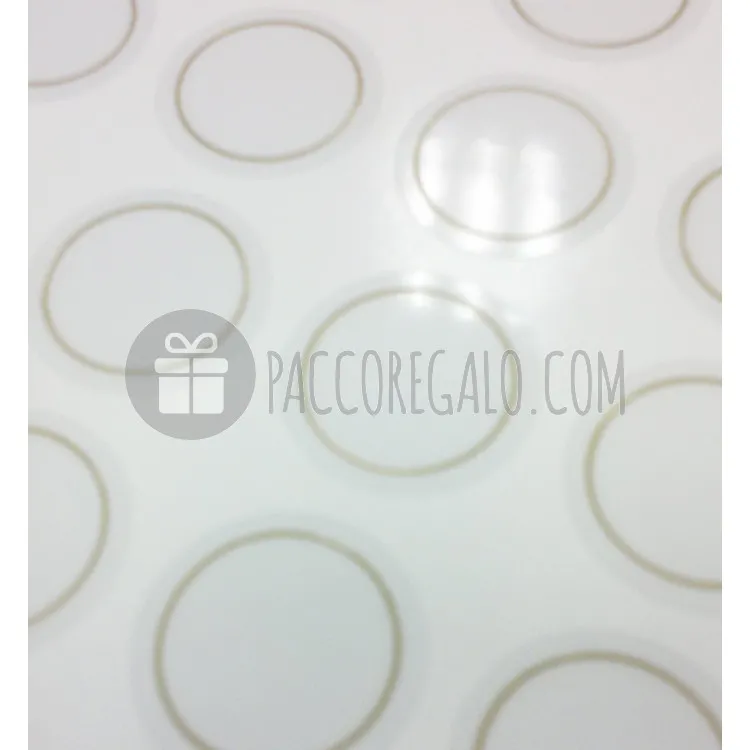 Etichette chiudipacco adesive trasparenti con cornice tonde cm 3 (240pz)-36