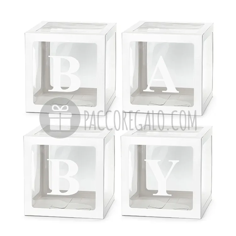 Balloon boxes "Love" - cm 30x30 (4pz)