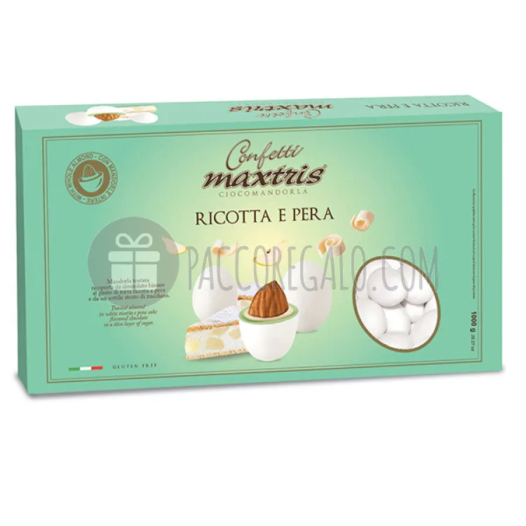 Confetti MAXTRIS CIOCOMANDORLA - RICOTTA E PERA (1kg)