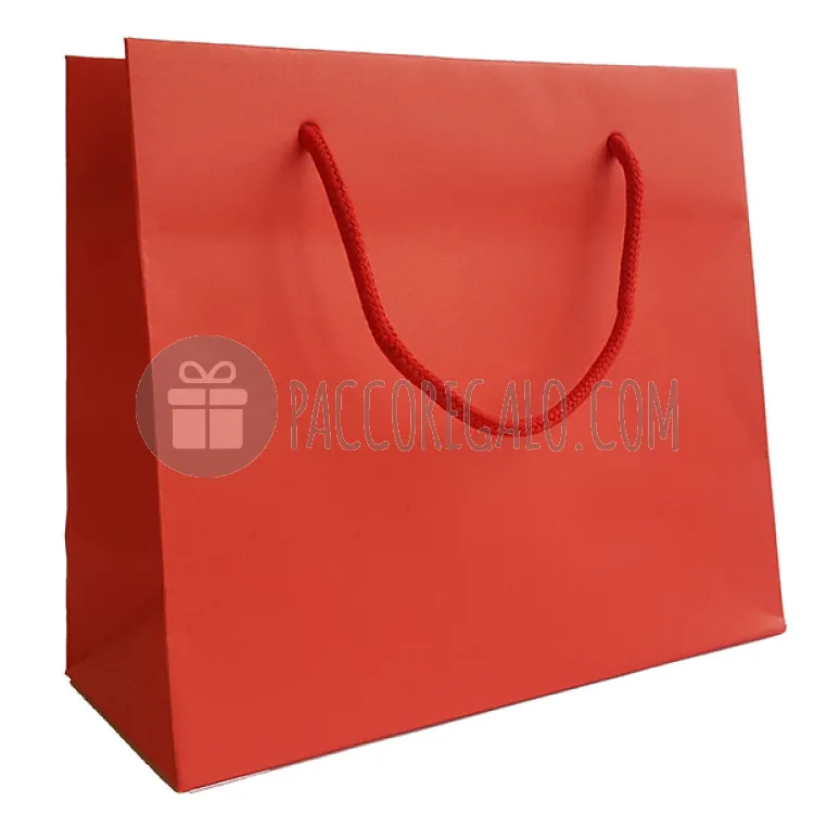 Shopping bags modello "LUSSO" Rosso