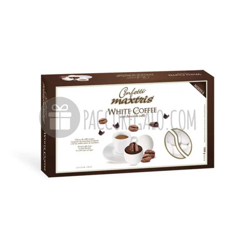 Confetti WHITE COFFEE con chicco di caffè (1kg)