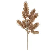 Pick Ramo di pino artificiale glitterato Oro (cm 37)