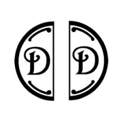 Iniziale doubleface "D" in metallo per Ceralacca