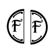 Iniziale doubleface "F" in metallo per Ceralacca