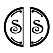 Iniziale doubleface "S" in metallo per Ceralacca