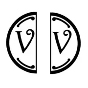 Iniziale doubleface "V" in metallo per Ceralacca