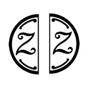 Iniziale doubleface "Z" in metallo per Ceralacca