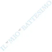 Festone "IL MIO BATTESIMO" azzurro (3,6 metri)