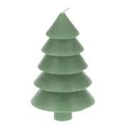 Candela in cera "Albero di Natale" Verde (cm 12) 
