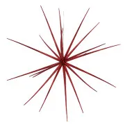 Stelle di Natale glitter "Sputnik" Rosso (cm35)-20