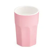 Vasetto rosa con candela Acqua di rose - ø 5,5 x h 8,5 cm