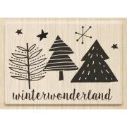 Timbro "Winter wonderland" (cm 6 x 4)