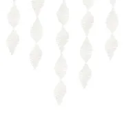 Ghirlanda sfrangiata in carta crespa BIANCA (cm 15 x 3 mt)-20