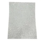 Foglio adesivo di strass in resina (cm 18x24)