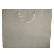 Shopping bags MAXI Tortora con manico in corda (cm 54 x 45)
