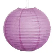 Lanterna decorativa in carta colore MALVA (cm25)