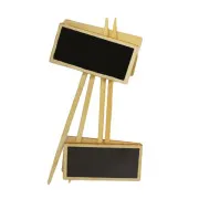 Mini Lavagna con bastoncino bamboo - cm 6 x 3 x 14 (4 pz) 