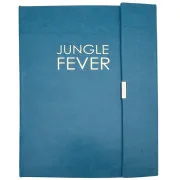 Notebook "Jungle Fever" con copertina rigida e chiusura magnetica