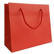 Shopping bags modello "LUSSO" Rosso