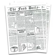 Tovaglietta in carta ALIMENTARE "Giornale: The Food Daily" (500pz)