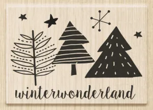 Timbro "Winter wonderland" (cm 6 x 4)