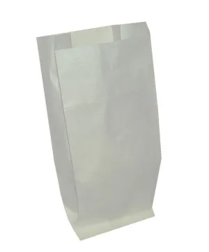 Sacchetto bianco in carta per alimenti