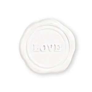 Decoro adesivo Ceralacca Bianca Love (mm 35)