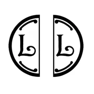 Iniziale doubleface "L" in metallo per Ceralacca