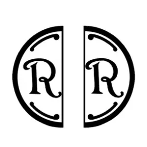 Iniziale doubleface "R" in metallo per Ceralacca 