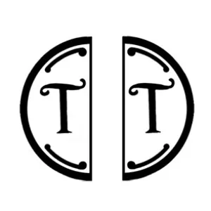 Iniziale doubleface "T" in metallo per Ceralacca