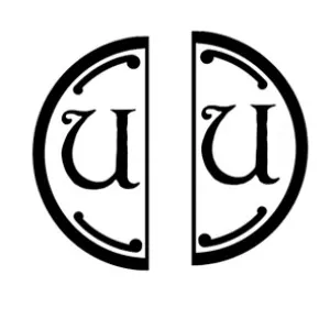 Iniziale doubleface "U" in metallo per Ceralacca