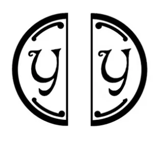 Iniziale doubleface "Y" in metallo per Ceralacca