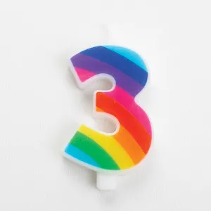 Candelina numerale Rainbow