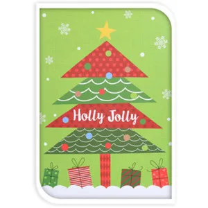 Scatola Natalizia f/c "Holly Jolly Tree" (cm 28 x 35 x 10,5)