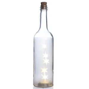 Bottiglia decorativa in vetro con Luci LED 