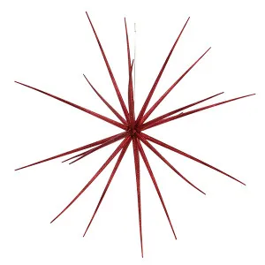 Stelle di Natale glitter "Sputnik" Rosso (cm35)-21