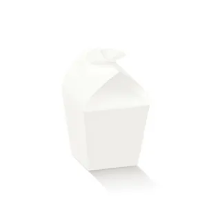 Scatolina CUP - mini cestino portaconfetti in cartone bianco (10pz)