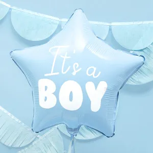 Palloncino decorativo in foil Cuore "It's a boy" (cm 45)