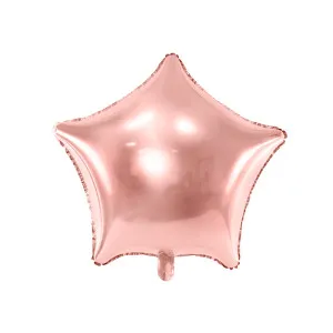Palloncino decorativo in mylar "Stella oro rosa" (cm 48)