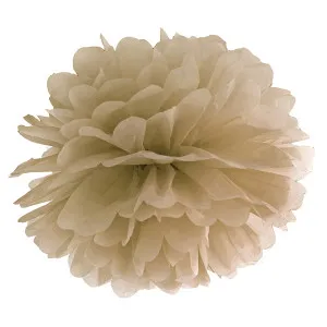 Tissue Pom Pom in carta velina - CARAMELLO (cm 25)