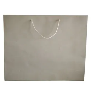 Shopping bags MAXI Tortora con manico in corda (cm 54 x 45)