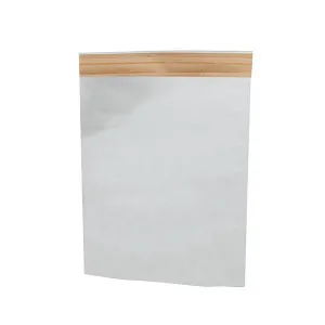 Busta regalo in carta tortora con patella adesiva (cm 27,5 x 31 + 5) 