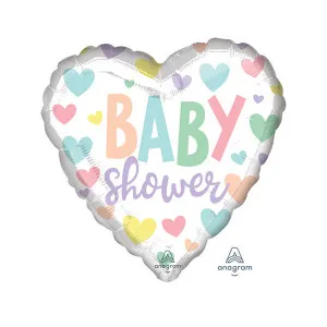 Palloncino in foil/mylar CUORE BABYSHOWER (45 cm)