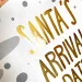 Mega shopper natalizia "Santa's arrival date" (cm 50 x 73)