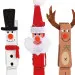 Set mollette in legno natalizie "Personaggi" dettagli in feltro (8pz)