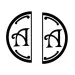 Iniziale doubleface "A" in metallo per Ceralacca 